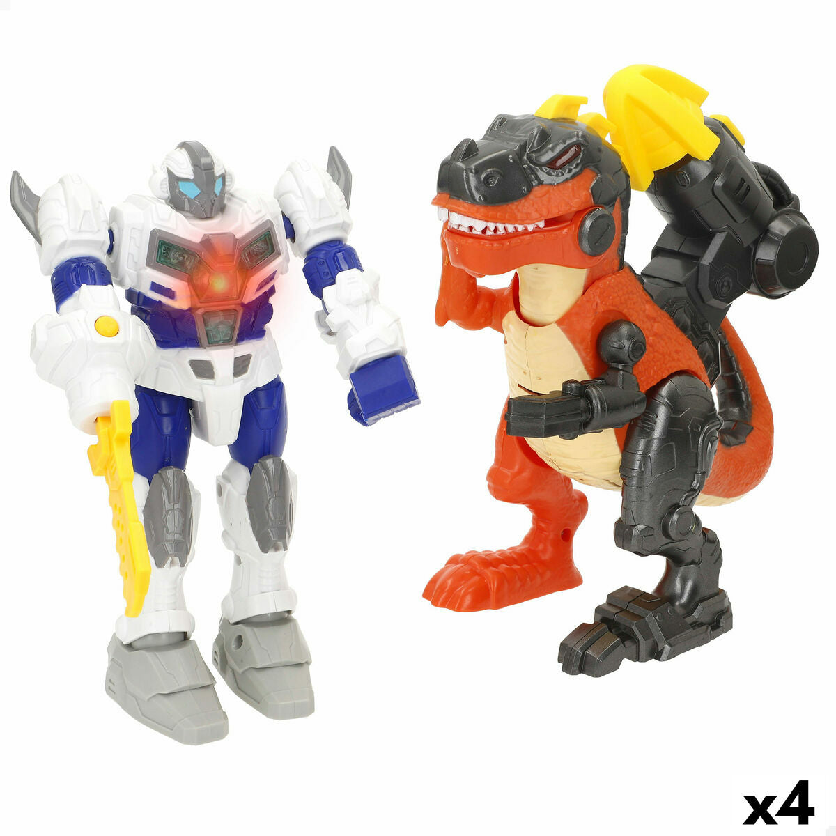 Playset HappyLine 20 x 20 x 8 cm (4 Unități) - Jucarii si jocuri, Păpuși și figurine