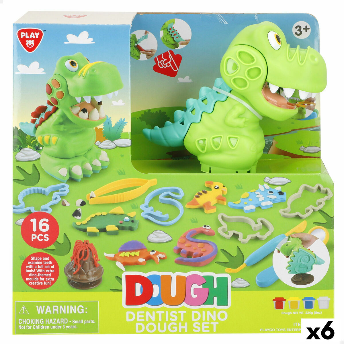 Joc de Plastilină PlayGo (6 Unități) - Jucarii si jocuri, Activități creative