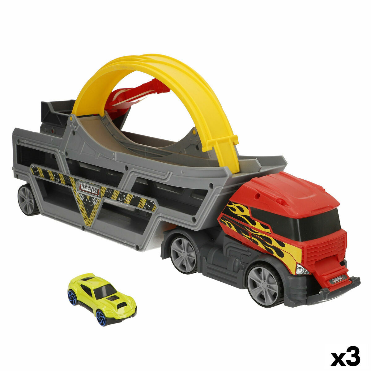 Camion Autotransporter Teamsterz 81 X 30 X 9 CM (3 Unități) - Jucarii si jocuri, Vehicule