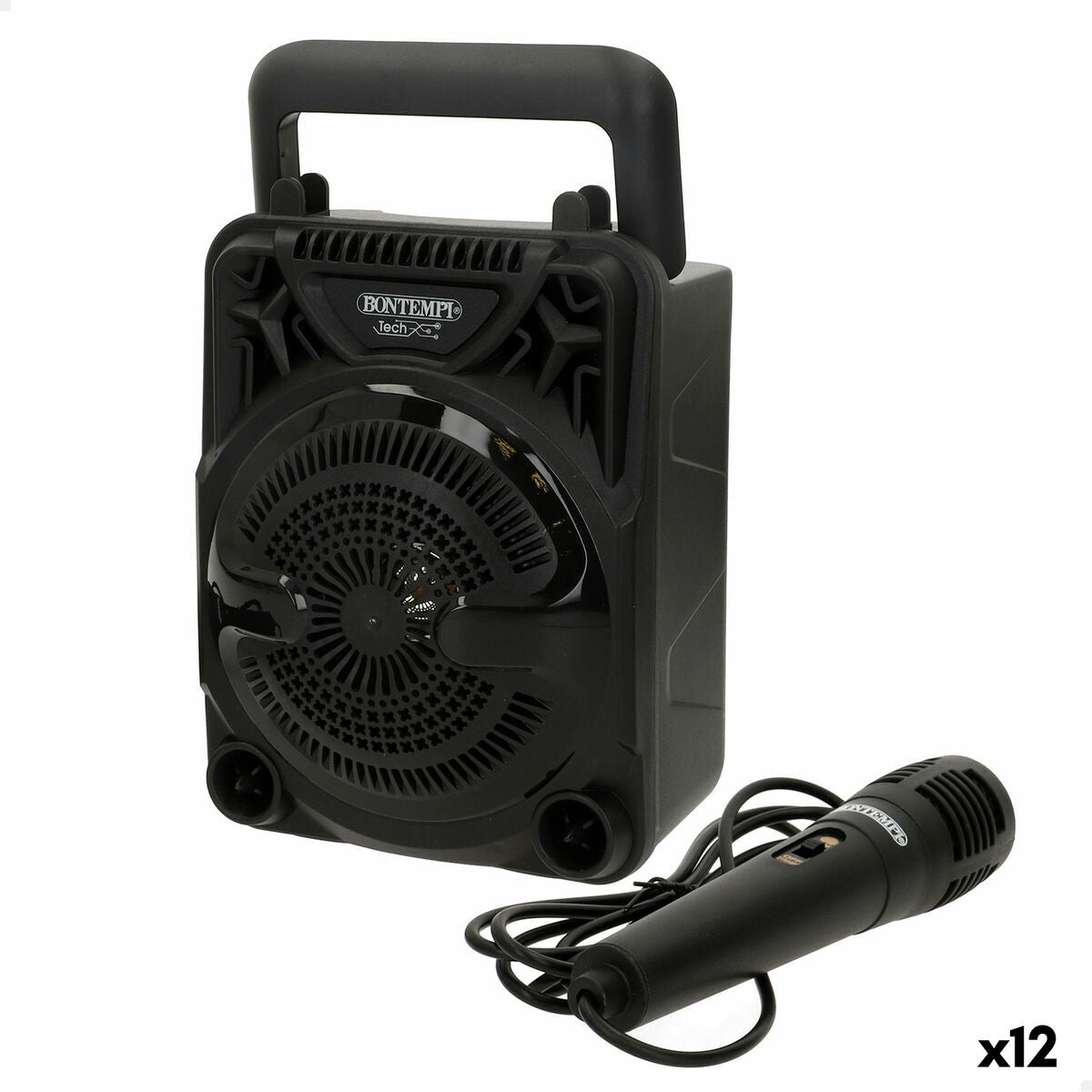 Difuzor cu Microfon Karaoke Bontempi 12 Unități - Jucarii si jocuri, Jucării electronice
