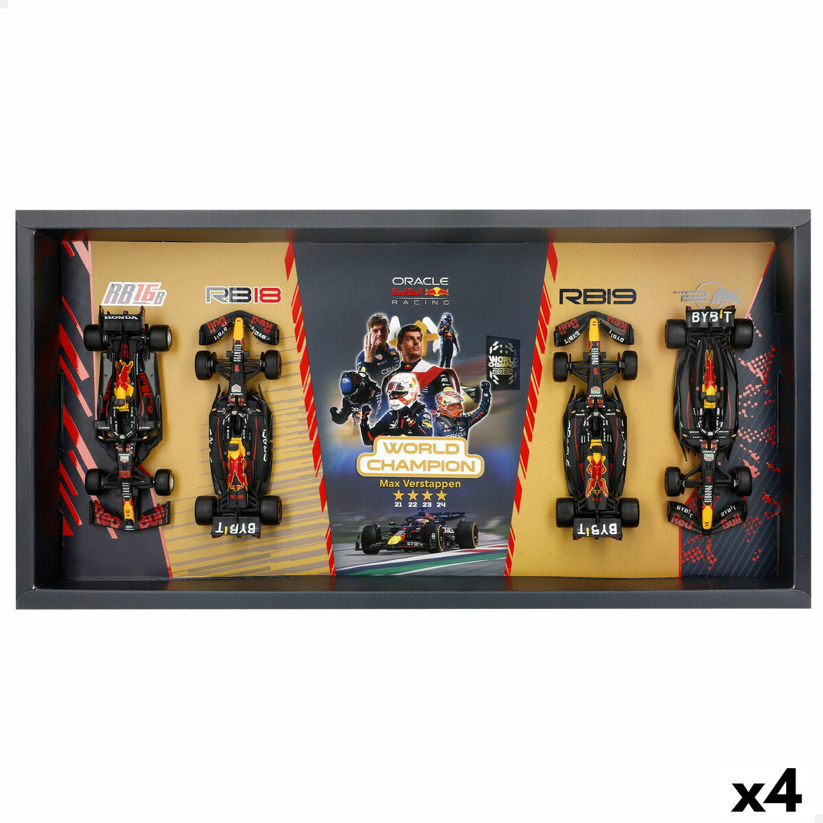 Maşină de curse Red Bull BURAGO (4 Unități) - Jucarii si jocuri, Vehicule