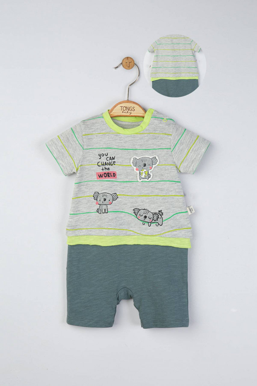 Salopeta de vara pentru bebelusi Koala, Tongs baby