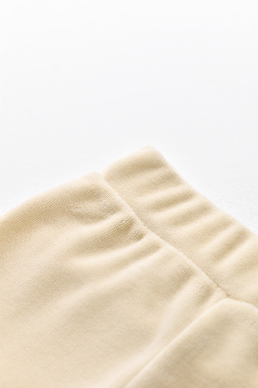 Set 3 piese Broscuta cu body, pantalonasi si vestuta din 80%bumbac organic si 20% poliester - Crem, BabyCosy