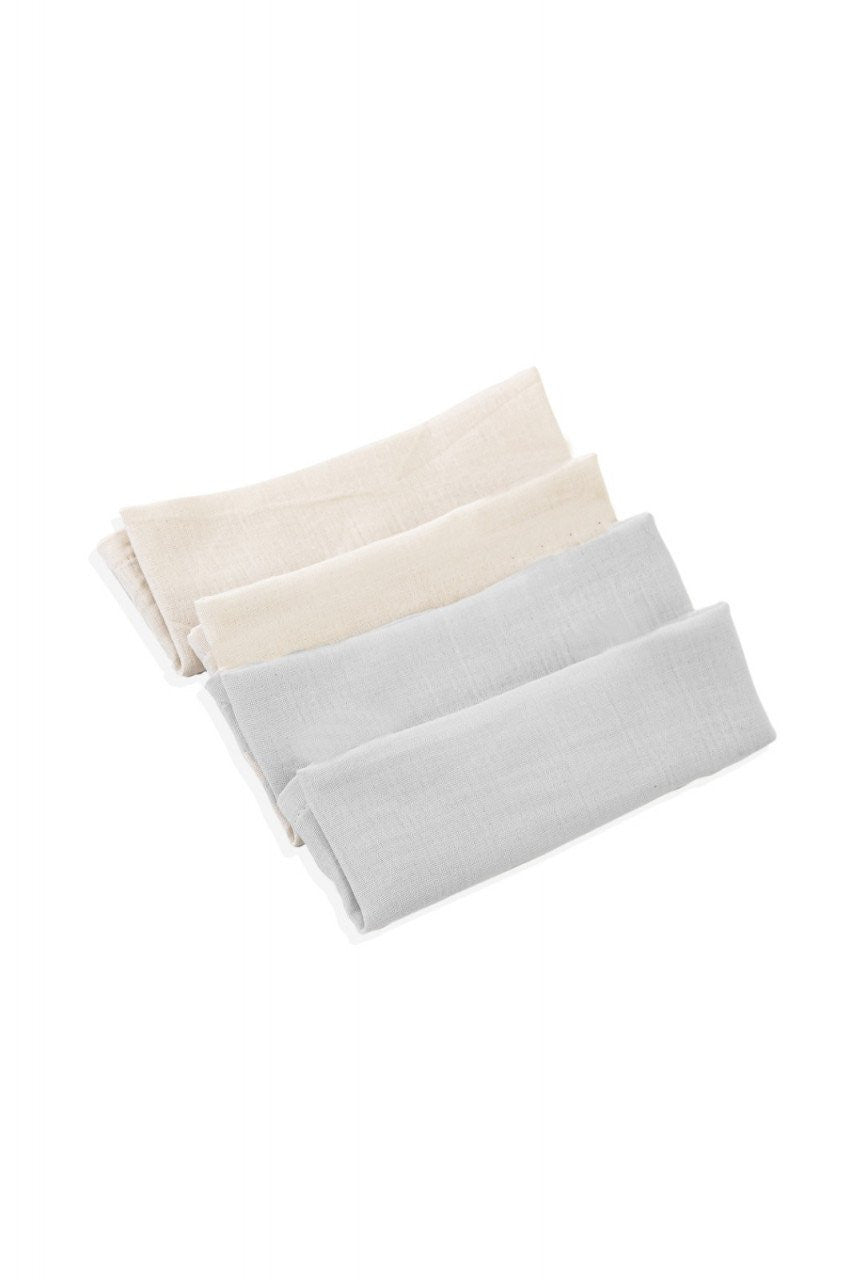 Set 4 prosopele din muselina, BabyJem, 25x25 cm