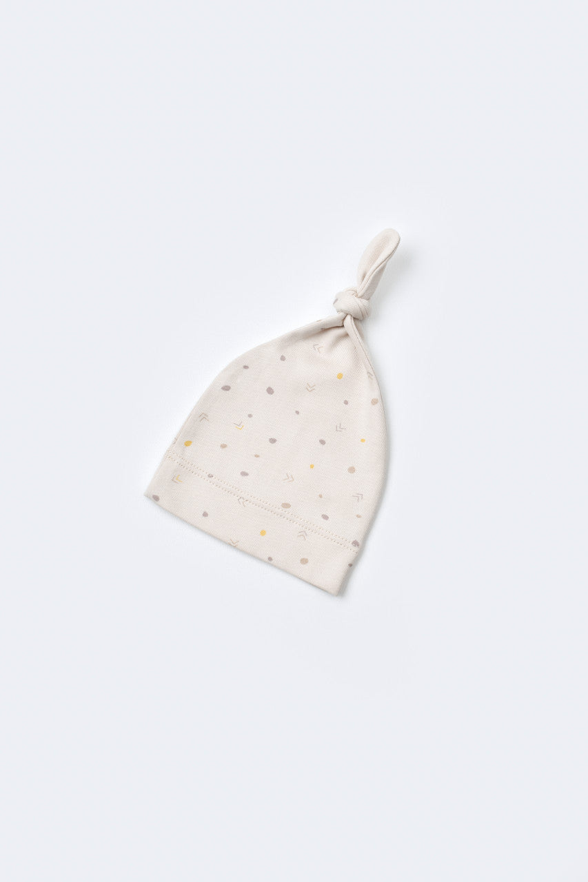 Set de 10 piese pentru nou nascut - 100% bumbac organic - Crem cu buline, BabyCosy