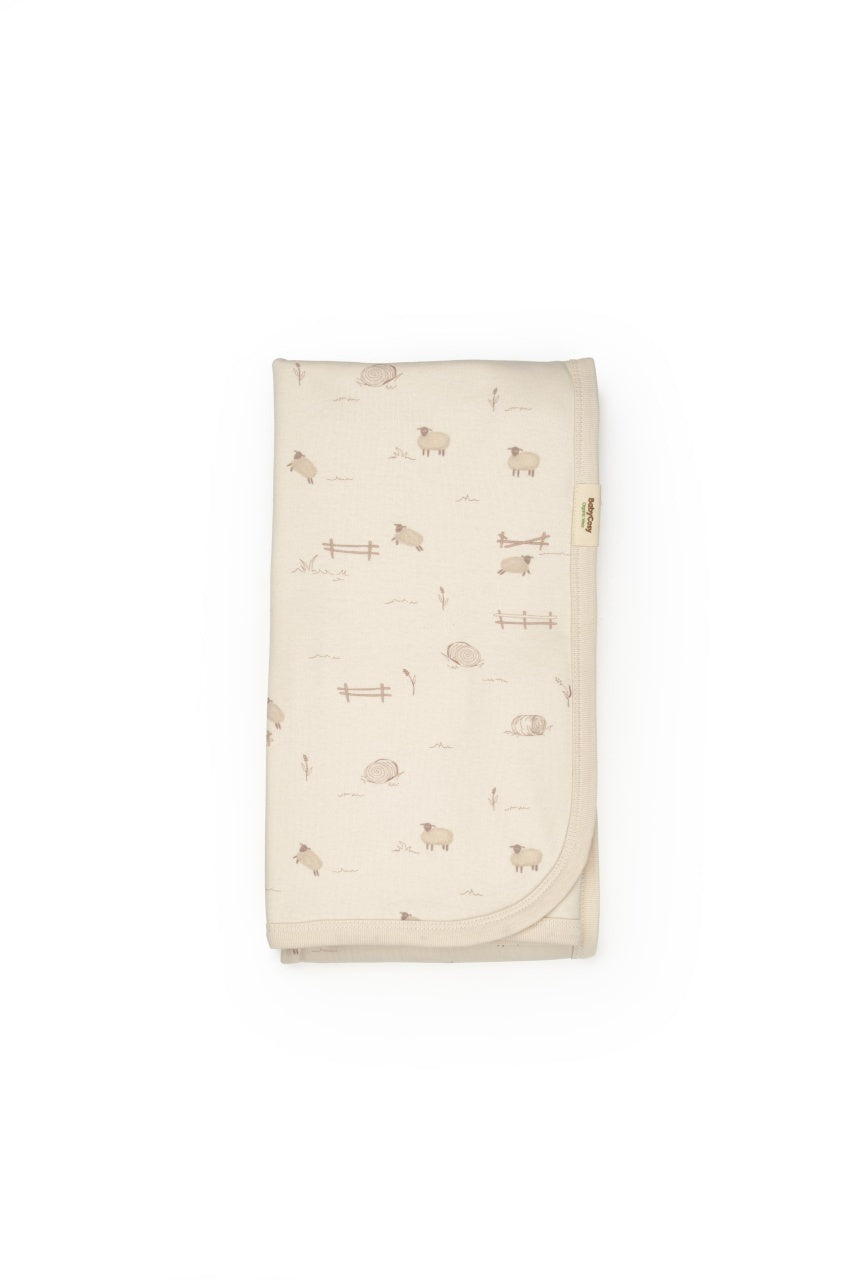 Set de 10 piese pentru nou nascut, 100% bumbac organic, Lamb, BabyCosy
