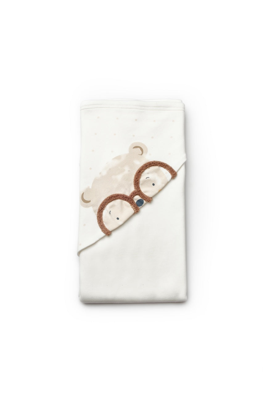 Set de 10 piese pentru nou nascut, 100% bumbac organic, TeddyBear, BabyCosy