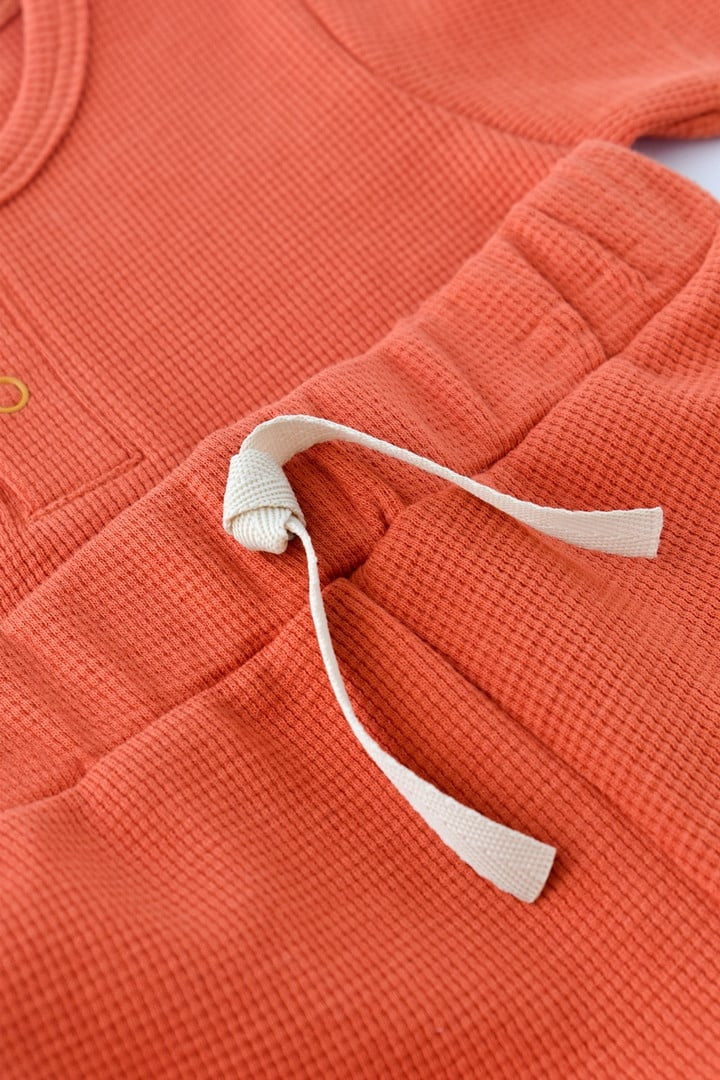 Set tricou cu pantaloni scurti - 100% bumbac organic - Scortisoara, BabyCosy