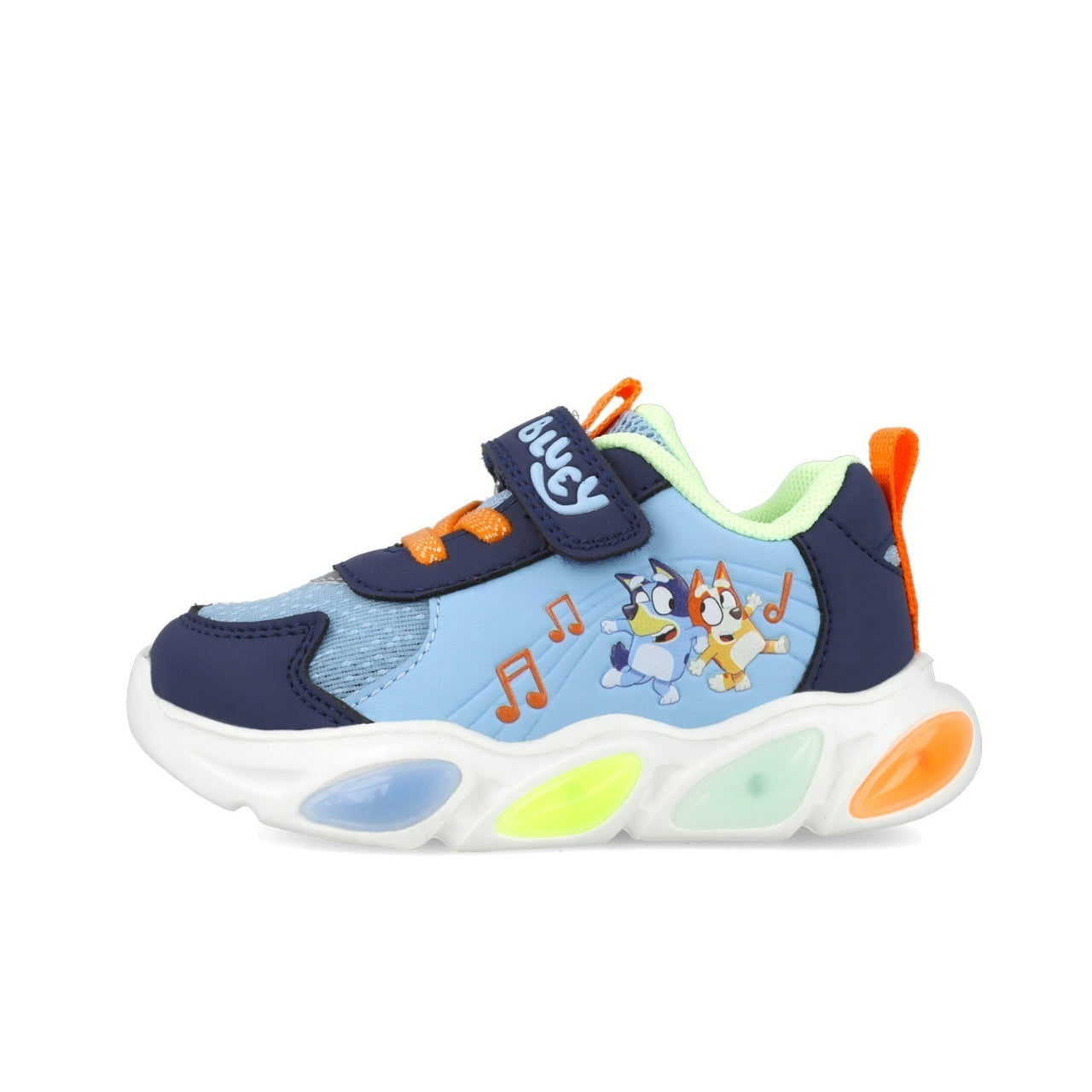 Sneakers Bluey cu luminite Garvalin 251856, albastru