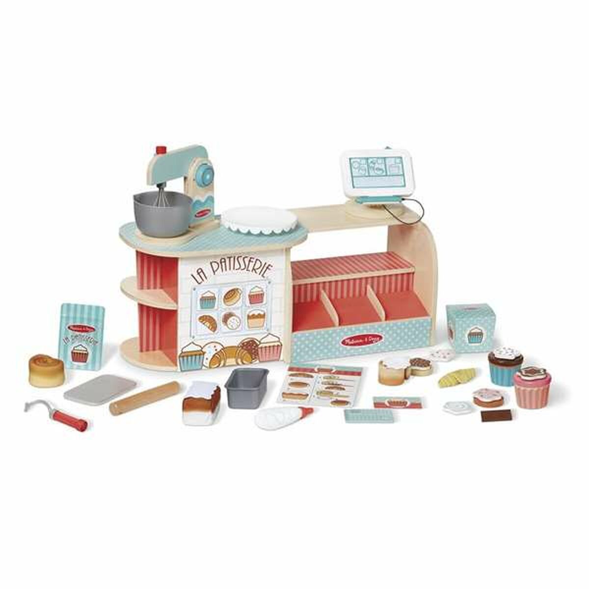 Patiserie jucărie Melissa & Doug 39 Piese 59 x 24 x 24 cm - Jucarii si jocuri, Imitații de jocuri