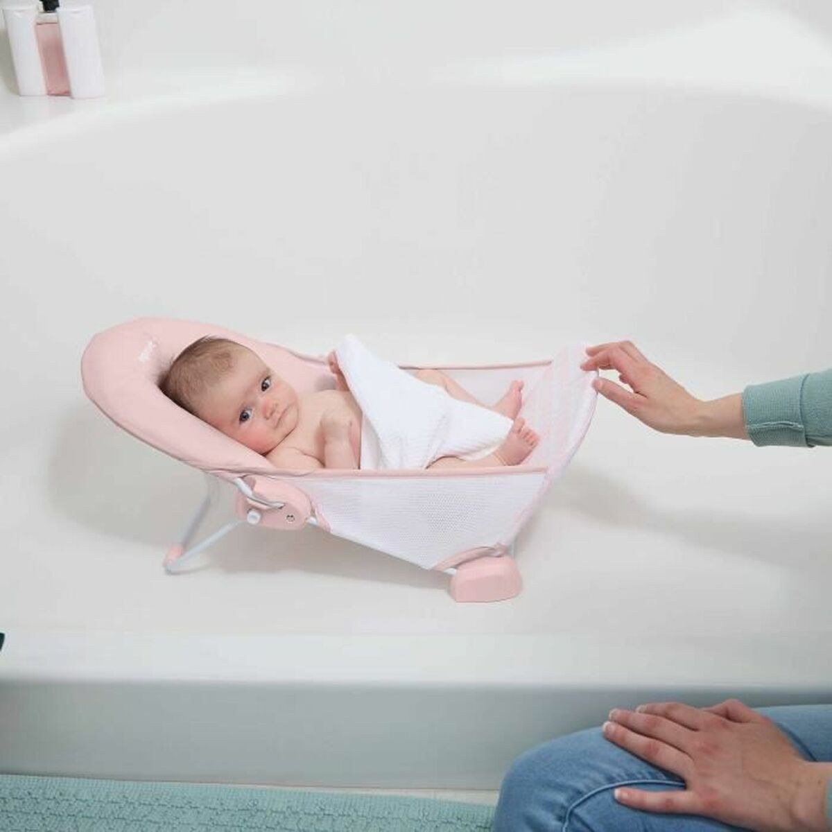 Cadă de baie Ingenuity Roz - Bebelus, Igienă și îngrijire