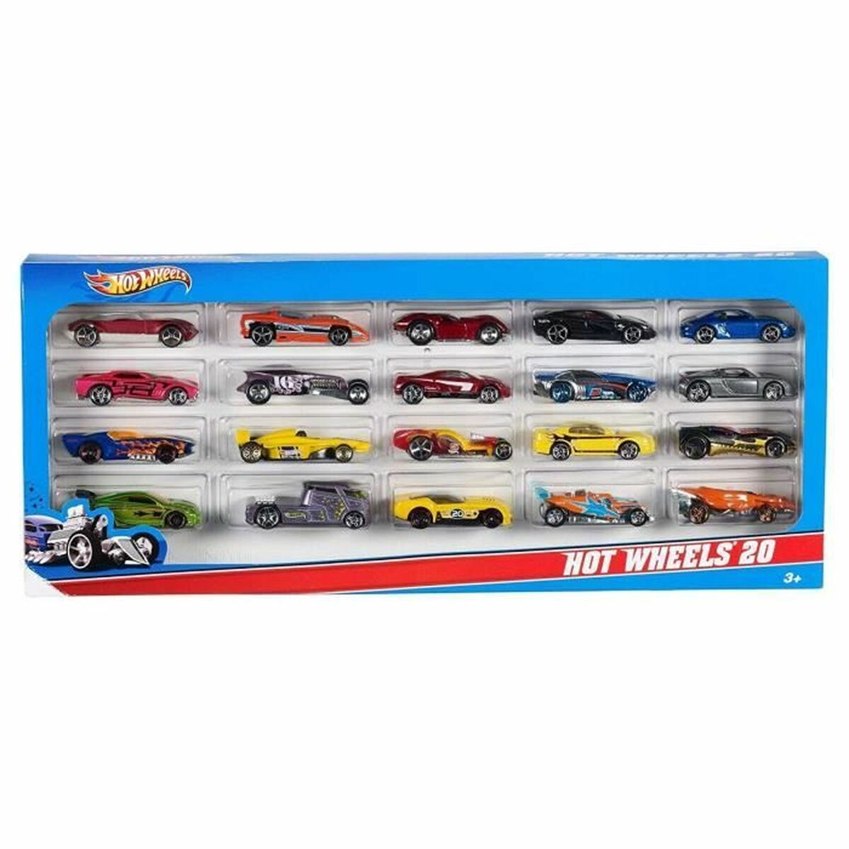Set de Jucării cu Vehicule Hot Wheels H7045 20 Unități - Jucarii si jocuri, Păpuși și figurine