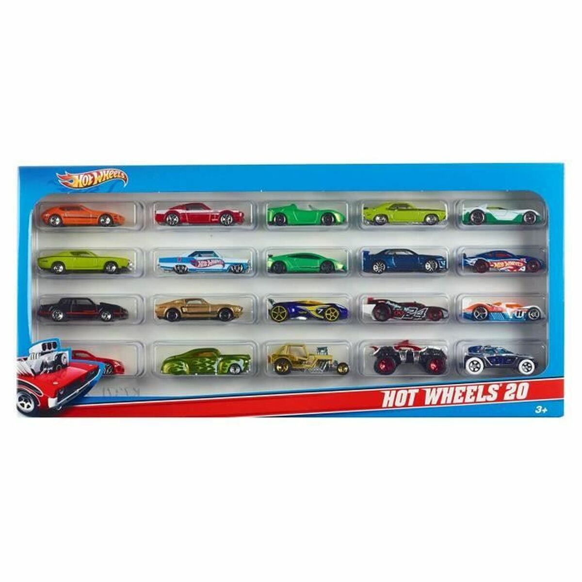 Set de Jucării cu Vehicule Hot Wheels H7045 20 Unități - Jucarii si jocuri, Păpuși și figurine