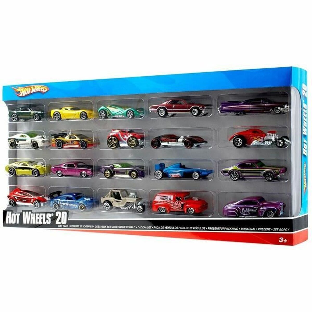 Set de Jucării cu Vehicule Hot Wheels H7045 20 Unități - Jucarii si jocuri, Păpuși și figurine