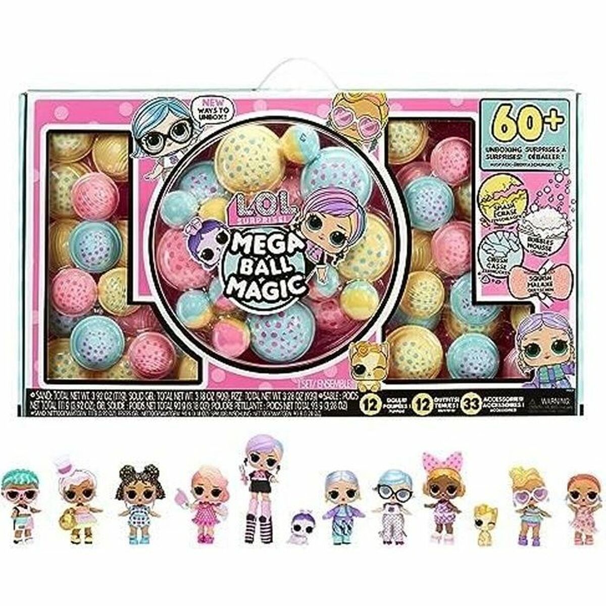 Păpuși MGA LOL Surprise Mega Ball Magic - Jucarii si jocuri, Păpuși și accesorii