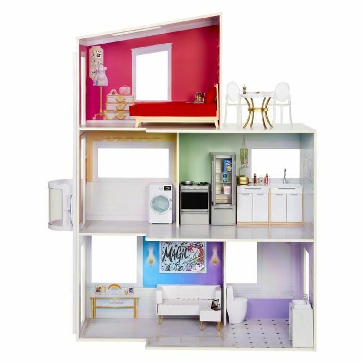Casă de păpuși Rainbow High Townhouse - Jucarii si jocuri, Păpuși și accesorii