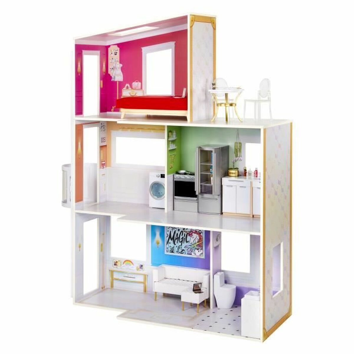Casă de păpuși Rainbow High Townhouse - Jucarii si jocuri, Păpuși și accesorii