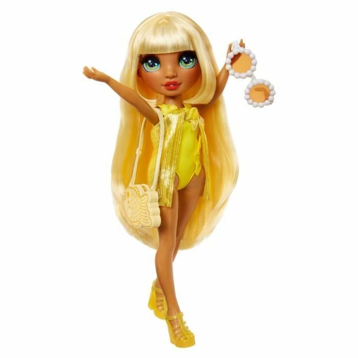 Păpușă bebeluș Rainbow High Swim & Style Sunny (Yellow) - Jucarii si jocuri, Păpuși și accesorii