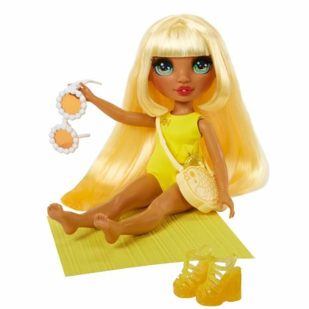 Păpușă bebeluș Rainbow High Swim & Style Sunny (Yellow) - Jucarii si jocuri, Păpuși și accesorii