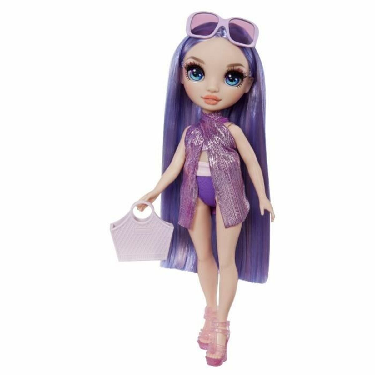 Păpușă Bebe Rainbow High Swim & Style Violet - Jucarii si jocuri, Păpuși și accesorii