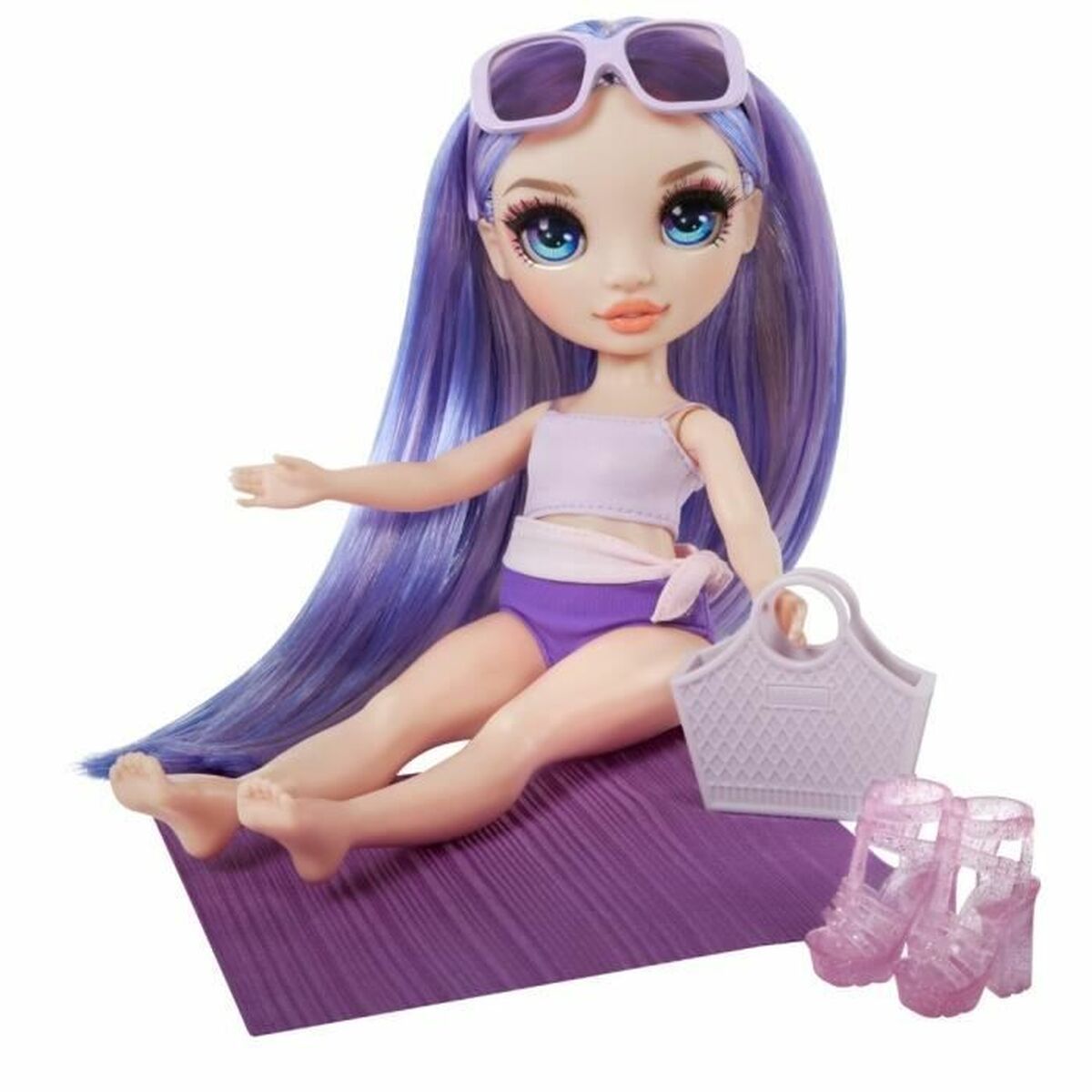 Păpușă Bebe Rainbow High Swim & Style Violet - Jucarii si jocuri, Păpuși și accesorii