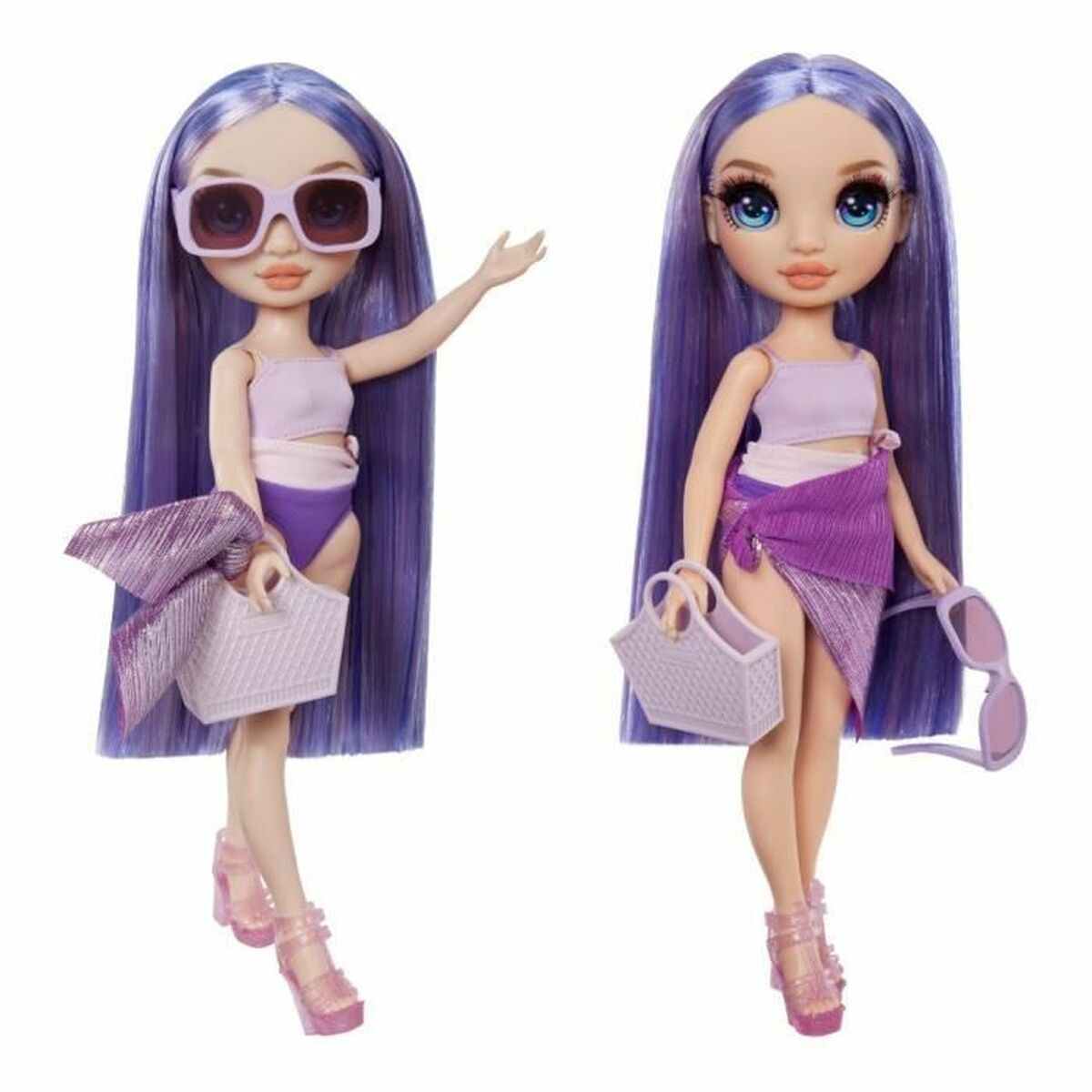 Păpușă Bebe Rainbow High Swim & Style Violet - Jucarii si jocuri, Păpuși și accesorii