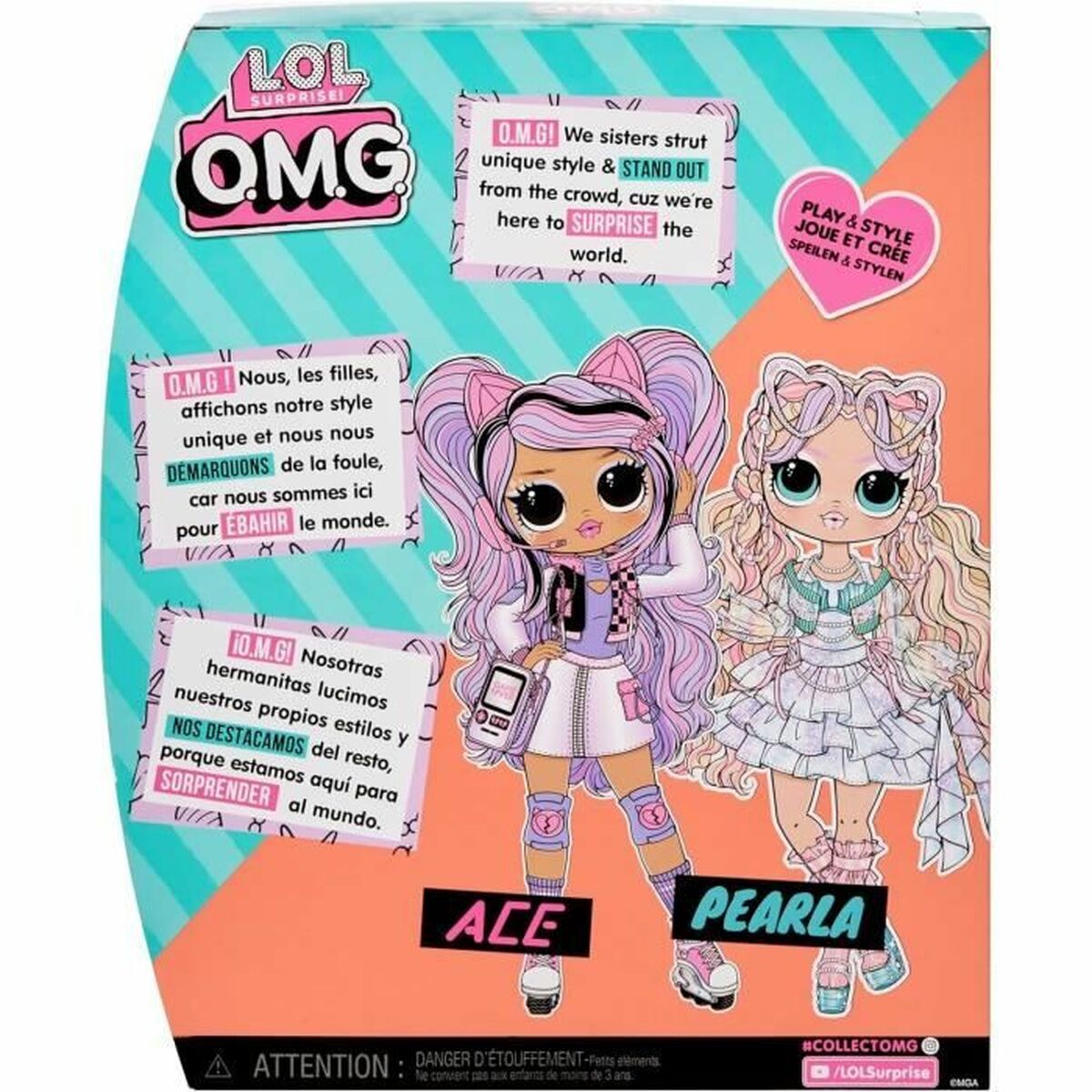 Păpușă bebeluș cu accesorii LOL Surprise! Pearl - Jucarii si jocuri, Păpuși și accesorii