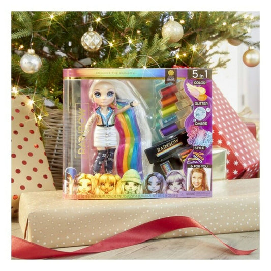 Playset Rainbow Hair Studio Rainbow High 569329E7C 5 în 1 (30 cm) - Jucarii si jocuri, Păpuși și figurine
