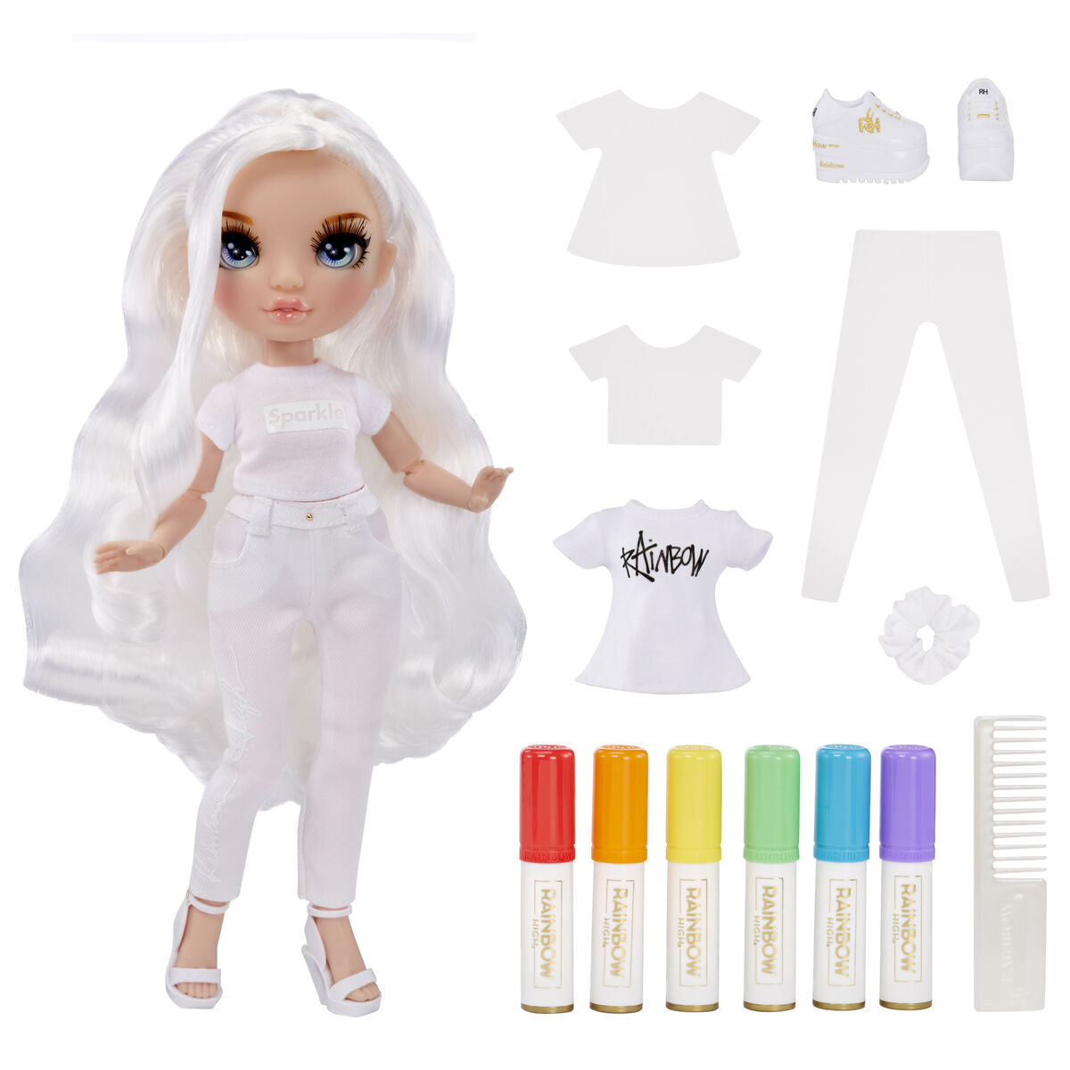 Păpușă Rainbow High Color & Create 22 cm - Jucarii si jocuri, Păpuși și accesorii