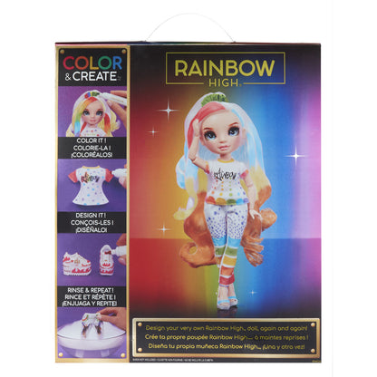 Păpușă Rainbow High Color & Create 22 cm - Jucarii si jocuri, Păpuși și accesorii