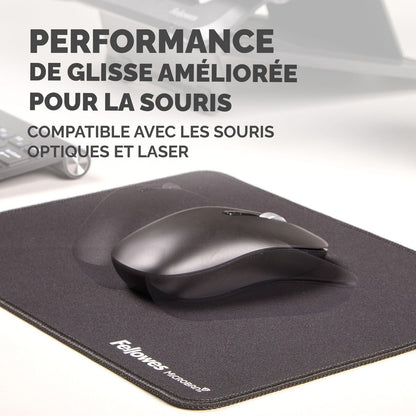 Covoraș de șoarece Fellowes 100138995 Negru - Tehnică de calcul, Accesorii