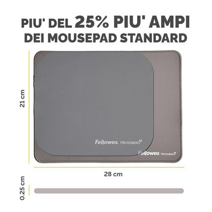 Covoraș de șoarece Fellowes 100139316 Gri - Tehnică de calcul, Accesorii