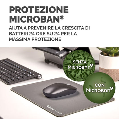 Covoraș de șoarece Fellowes 100139316 Gri - Tehnică de calcul, Accesorii