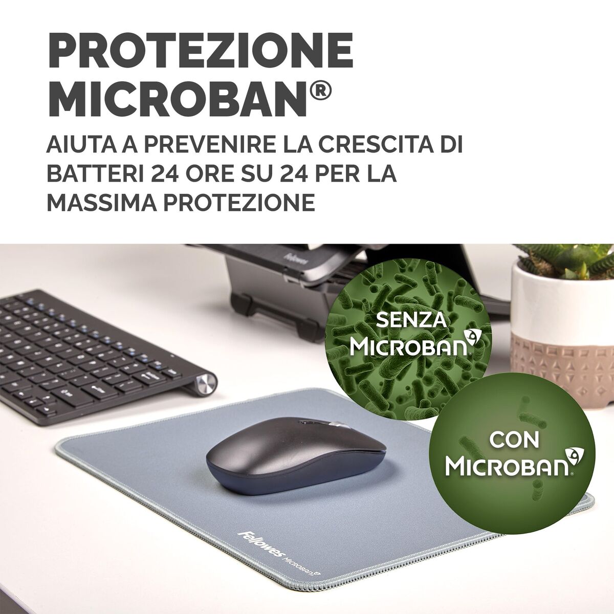 Covoraș de șoarece Fellowes 100139317 Albastru - Tehnică de calcul, Accesorii