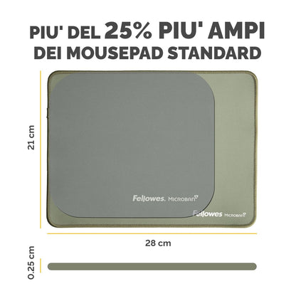 Covoraș de șoarece Fellowes 100139318 Verde - Tehnică de calcul, Accesorii