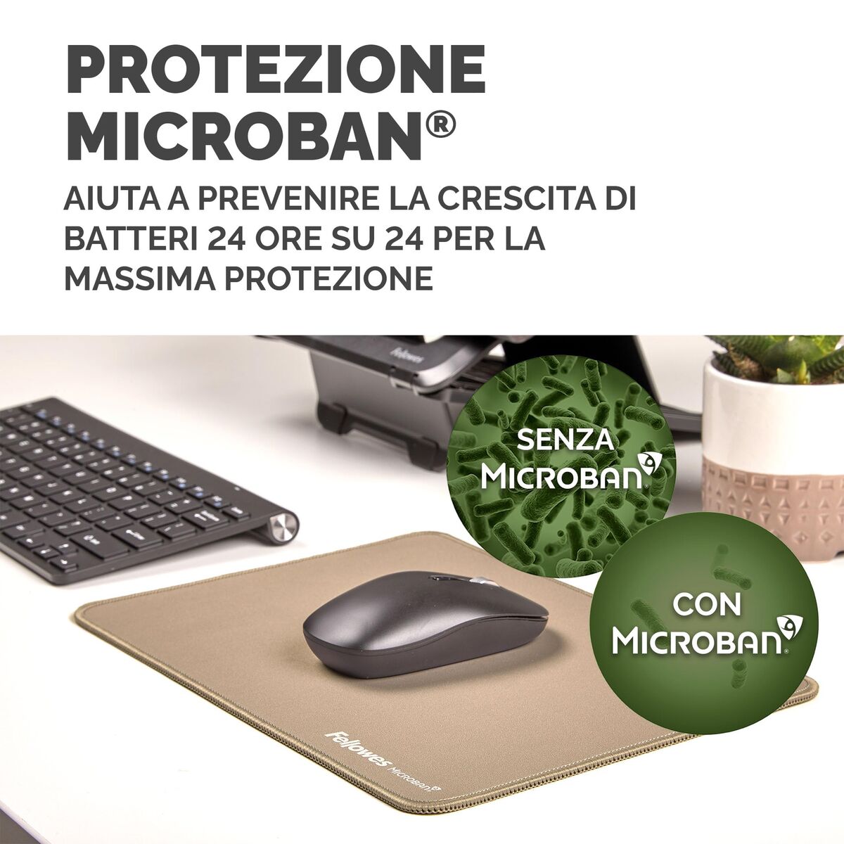 Covoraș de șoarece Fellowes 100139319 Bej - Tehnică de calcul, Accesorii