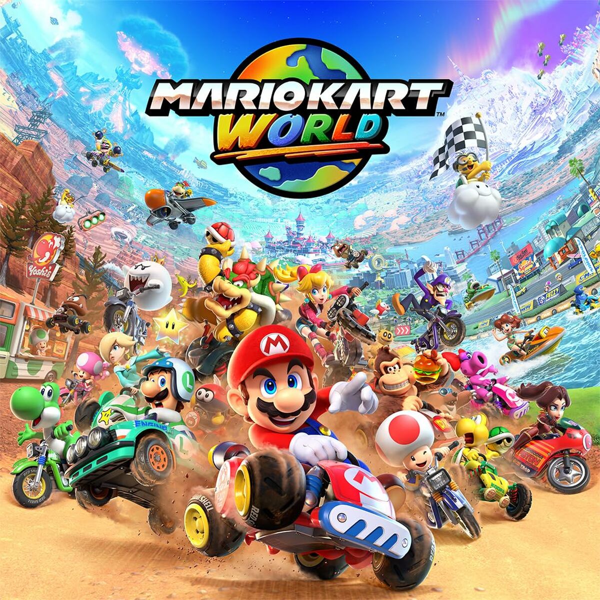 Nintendo Switch 2 Nintendo 10015920 Negru Mario Kart World - Electronică, Joc video