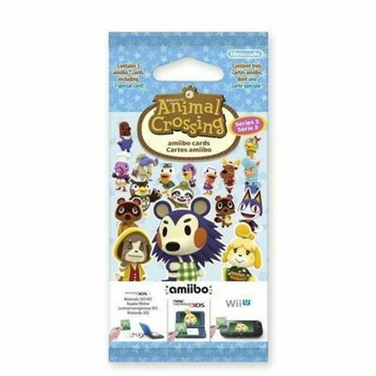 Jucărie interactivă Nintendo Animal Crossing amiibo Cards Triple Pack - Series 3 Pack 3 Piese - Electronică, Joc video