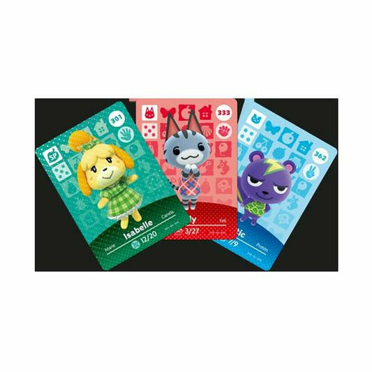 Jucărie interactivă Nintendo amiibo Animal Crossing Cards - Series 4 Pack 3 Piese 3 Unități - Electronică, Joc video