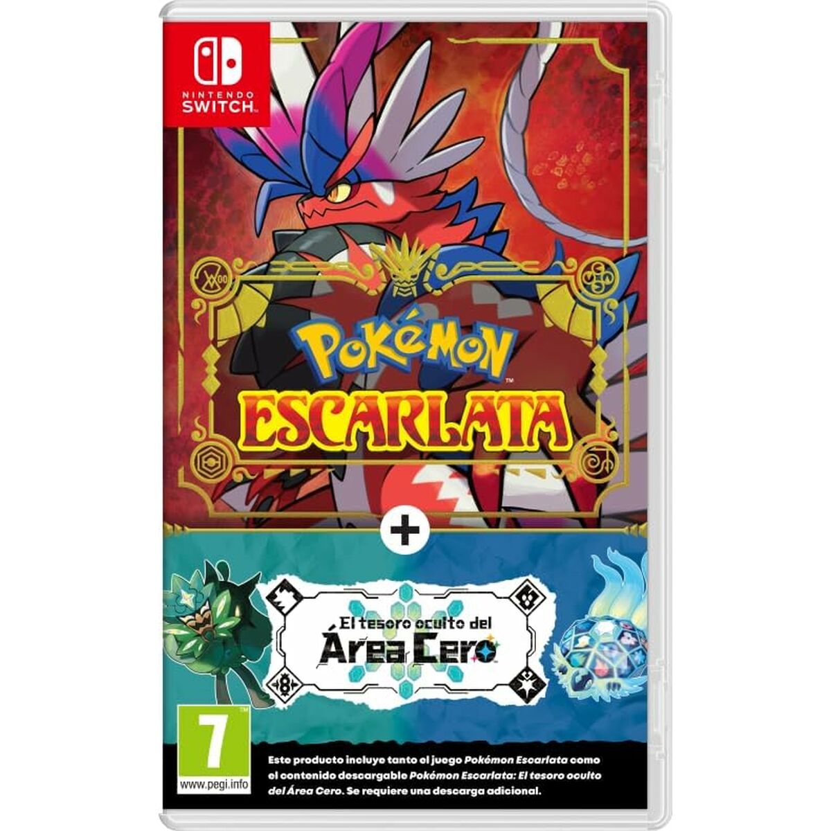 Joc video pentru Switch Nintendo POKEMON ESCARLATA+ DLC - Electronică, Joc video