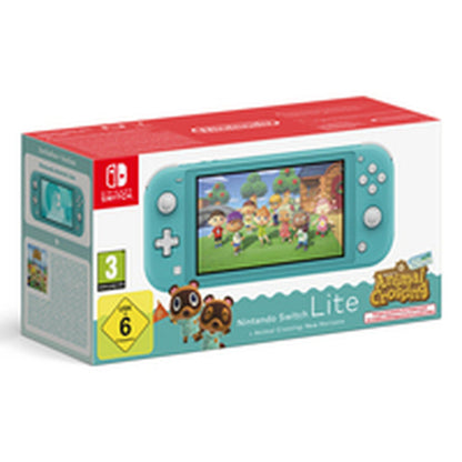 Nintendo Switch Lite + Animal Crossing Nintendo 45496546083 Turquoise - Electronică, Joc video