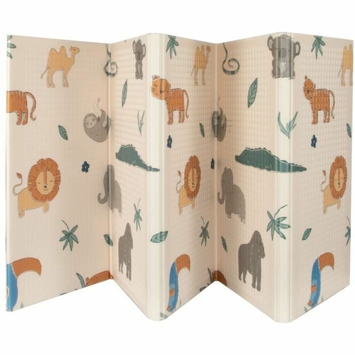 Saltea de joacă Nûby Polietilenă Safari 200 x 150 x 1 cm - Bebelus, Activitate și divertisment