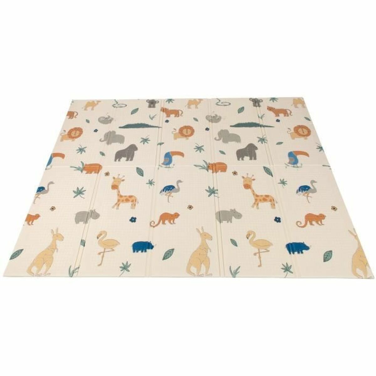 Saltea de joacă Nûby Polietilenă Safari 200 x 150 x 1 cm - Bebelus, Activitate și divertisment