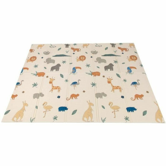 Saltea de joacă Nûby Polietilenă Safari 200 x 150 x 1 cm - Bebelus, Activitate și divertisment