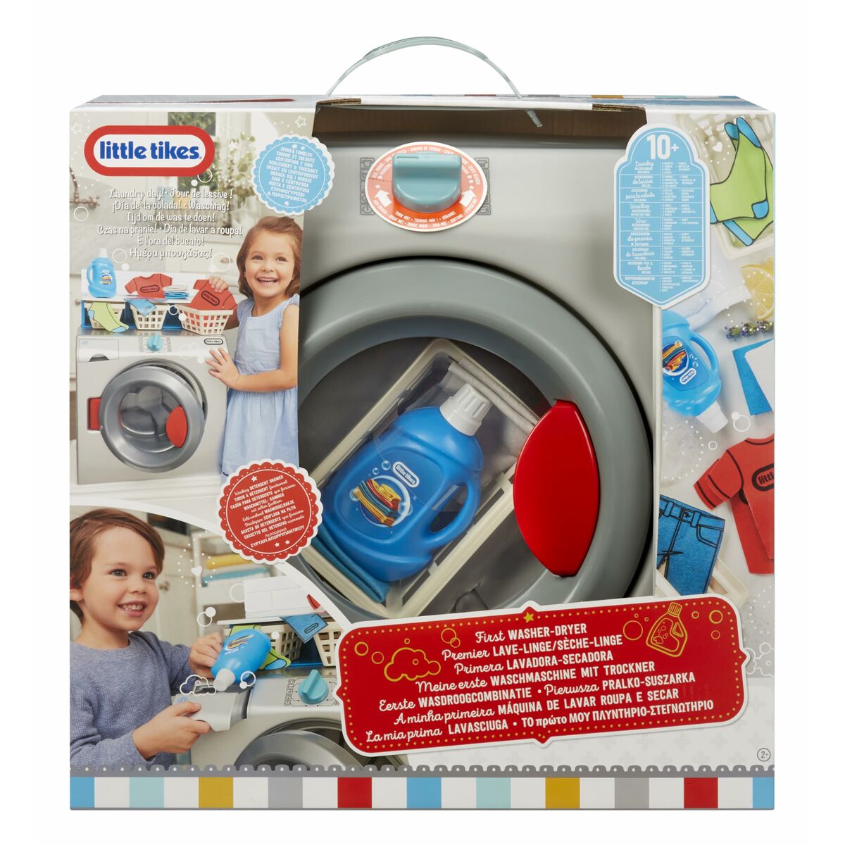 Mașină de spălat jucărie Little Tikes My 1st washing machine 29 x 39,4 x 52,3 cm Interactiv - Jucarii si jocuri, Imitații de jocuri
