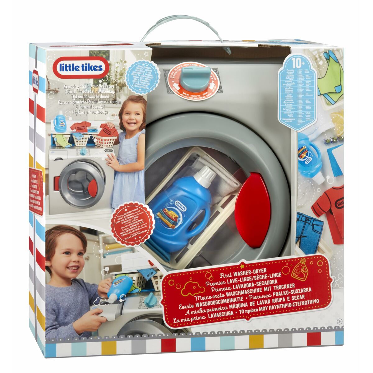 Mașină de spălat jucărie Little Tikes My 1st washing machine 29 x 39,4 x 52,3 cm Interactiv - Jucarii si jocuri, Imitații de jocuri