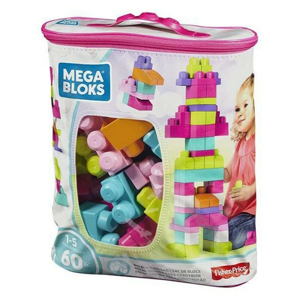 Plăci de Construcții MEGA Mattel DCH54 Roz - Jucarii si jocuri