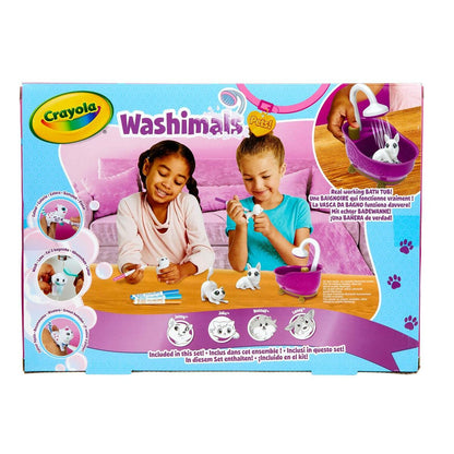 Playset Washimals Pets Crayola 74-7453 Cadă de baie 6 Piese - Jucarii si jocuri, Păpuși și figurine
