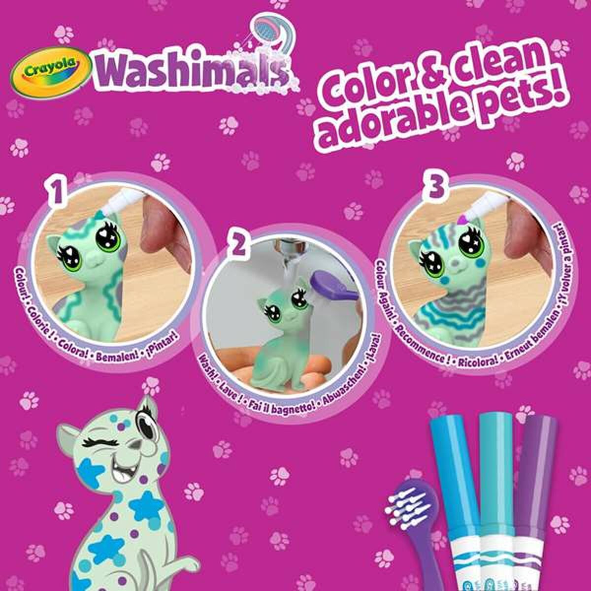 Set pentru desen Crayola Multicolor (3 Piese) - Jucarii si jocuri, Activități creative