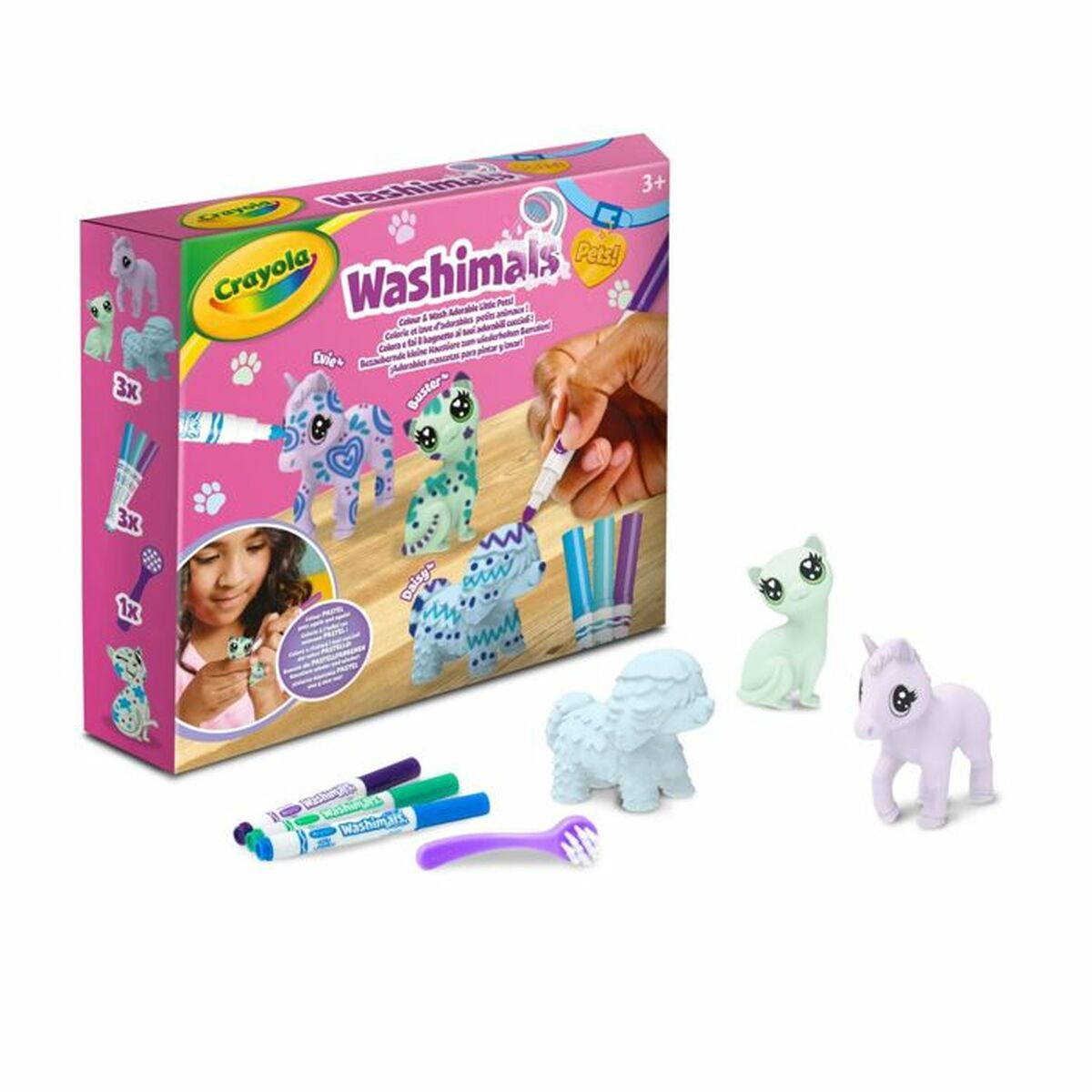 Set pentru desen Crayola Multicolor (3 Piese) - Jucarii si jocuri, Activități creative